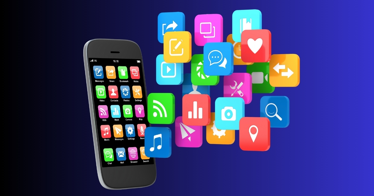 Smartphone screen showing color identification apps and accessibility tools