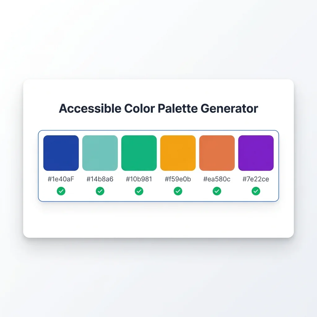 Color Blind Palette Generator — Create Accessible Palettes
