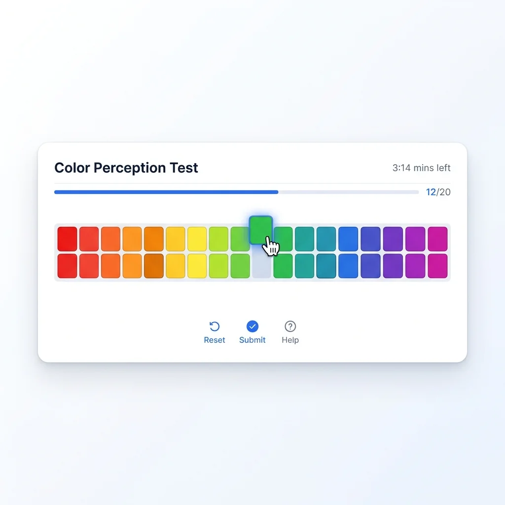 Color Perception Test Online — Free & Instant
